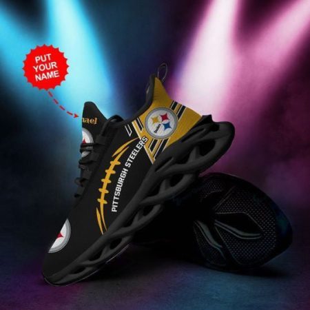 Pittsburgh Steelers NFL Max Soul Shoes Sneakers For Men And Women