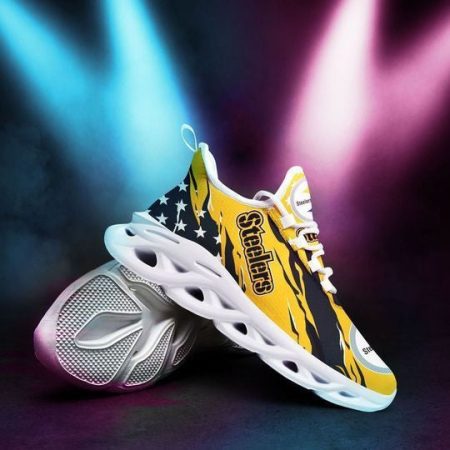 Pittsburgh Steelers NFL Max Soul Shoes Sneakers For Men And Women
