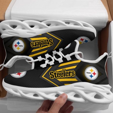 Pittsburgh Steelers NFL Max Soul Shoes Sneakers For Men And Women
