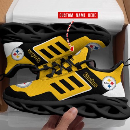 Pittsburgh Steelers NFL Max Soul Shoes Sneakers For Men And Women