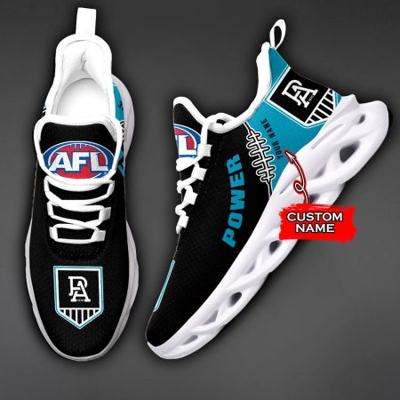 Port Adelaide Power AFL Max Soul Shoes Sneakers For Men And Women