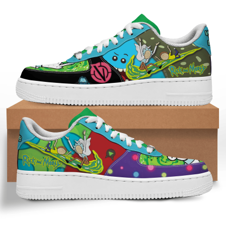 Rick and Morty Air Low-Top Sneakers Shoes For Men And Women