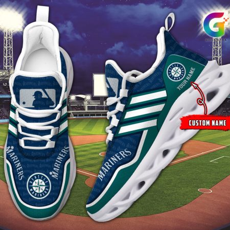 Seattle Mariners MLB Max Soul Shoes Sneakers For Men And Women