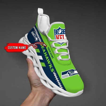 Seattle Seahawks Max Soul Shoes Sneakers For Men And Women