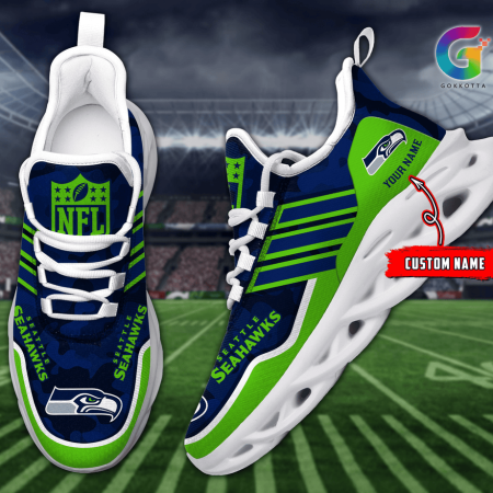 Seattle Seahawks Max Soul Shoes Sneakers For Men And Women