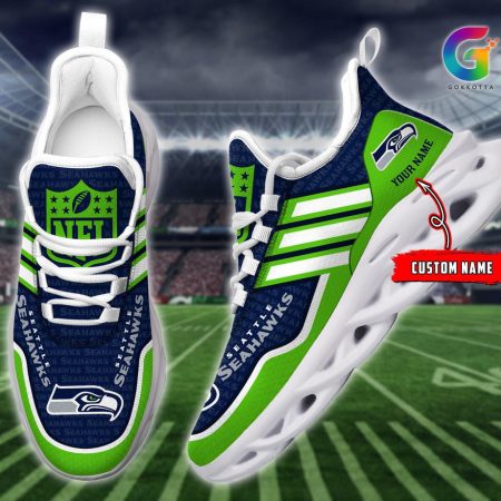 Seattle Seahawks Max Soul Shoes Sneakers For Men And Women