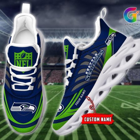 Seattle Seahawks Max Soul Shoes Sneakers For Men And Women