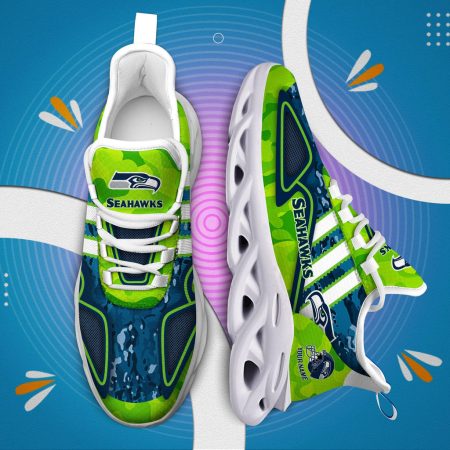 Seattle Seahawks Max Soul Shoes Sneakers For Men And Women