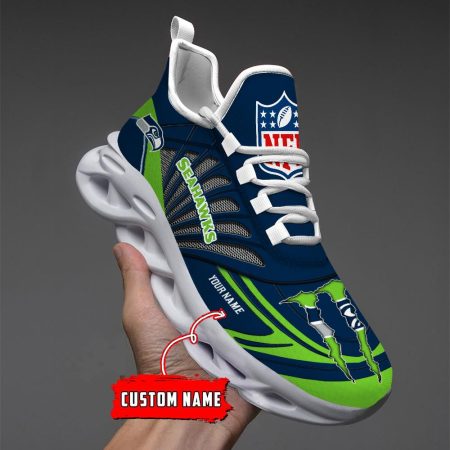 Seattle Seahawks Max Soul Shoes Sneakers For Men And Women