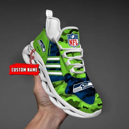 Seattle Seahawks Max Soul Shoes Sneakers For Men And Women