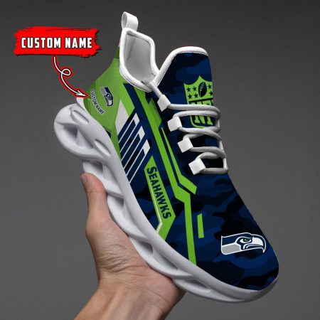 Seattle Seahawks Max Soul Shoes Sneakers For Men And Women