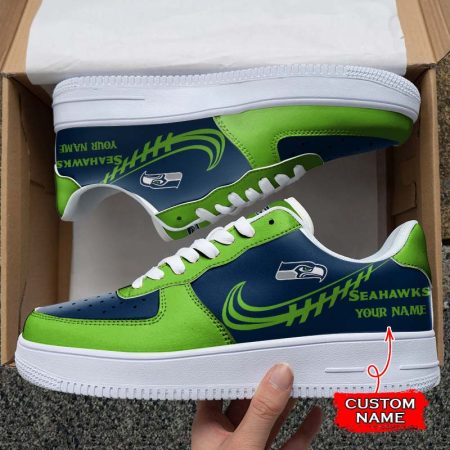 Seattle Seahawks NFL Air Low-Top Sneakers Shoes For Men And Women