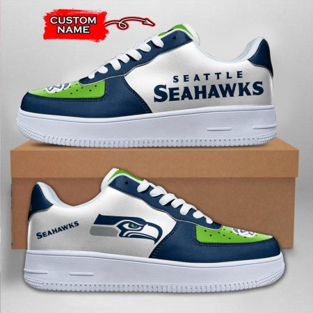 Seattle Seahawks NFL Air Low-Top Sneakers Shoes For Men And Women