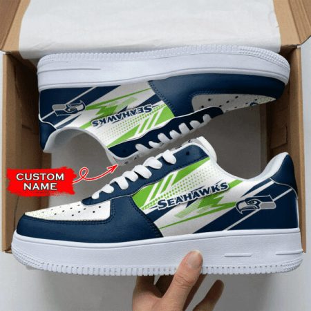Seattle Seahawks NFL Air Low-Top Sneakers Shoes For Men And Women