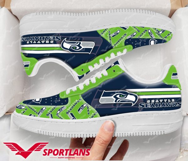 Seattle Seahawks NFL Air Low-Top Sneakers Shoes For Men And Women