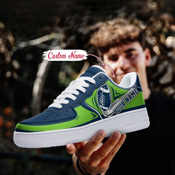 Seattle Seahawks NFL Air Low-Top Sneakers Shoes For Men And Women