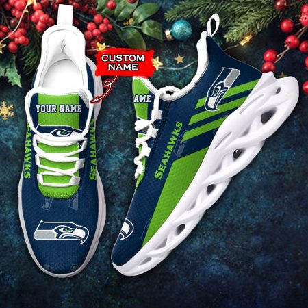 Seattle Seahawks NFL Max Soul Shoes Sneakers For Men And Women