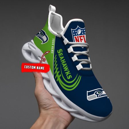 Seattle Seahawks NFL Max Soul Shoes Sneakers For Men And Women