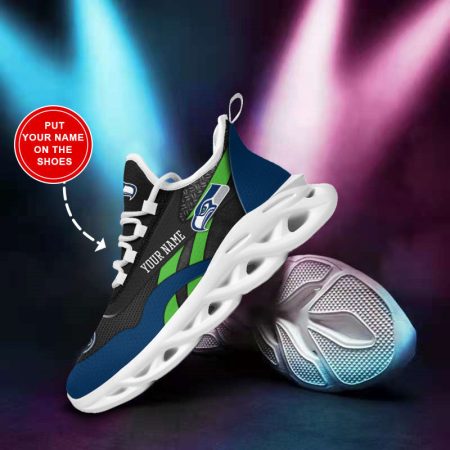 Seattle Seahawks NFL Max Soul Shoes Sneakers For Men And Women