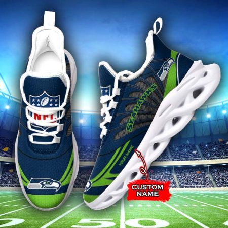 Seattle Seahawks NFL Max Soul Shoes Sneakers For Men And Women