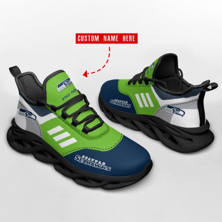 Seattle Seahawks NFL Max Soul Shoes Sneakers For Men And Women