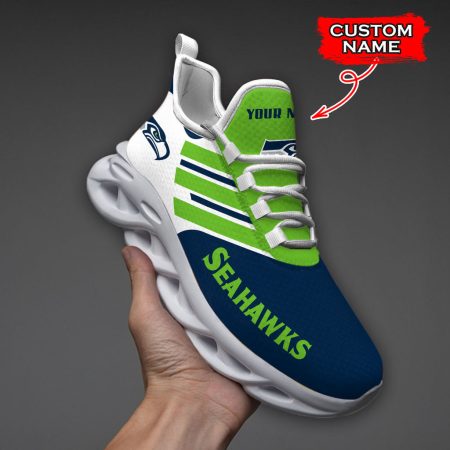 Seattle Seahawks NFL Max Soul Shoes Sneakers For Men And Women