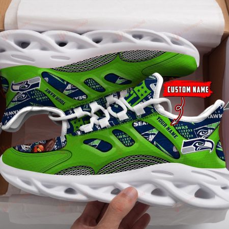 Seattle Seahawks NFL Max Soul Shoes Sneakers For Men And Women