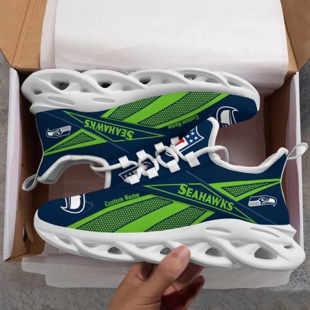 Seattle Seahawks NFL Max Soul Shoes Sneakers For Men And Women