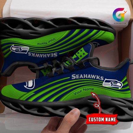 Seattle Seahawks NFL Max Soul Shoes Sneakers For Men And Women