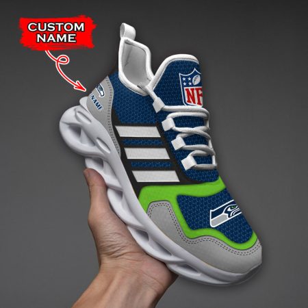 Seattle Seahawks NFL Max Soul Shoes Sneakers For Men And Women