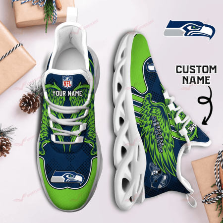 Seattle Seahawks NFL Max Soul Shoes Sneakers For Men And Women