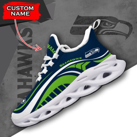 Seattle Seahawks NFL Max Soul Shoes Sneakers For Men And Women