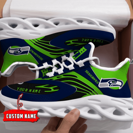 Seattle Seahawks NFL Max Soul Shoes Sneakers For Men And Women