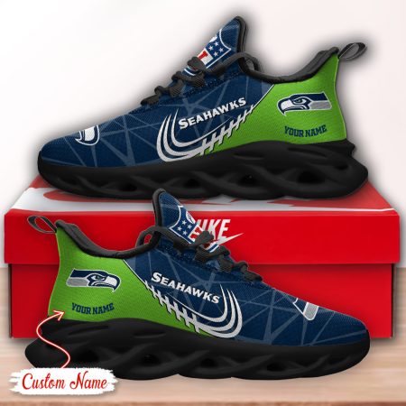Seattle Seahawks NFL Max Soul Shoes Sneakers For Men And Women