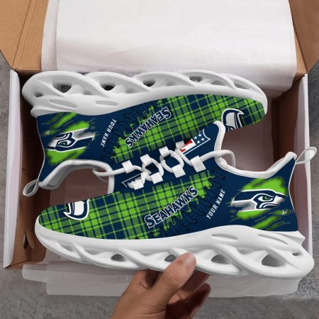 Seattle Seahawks NFL Max Soul Shoes Sneakers For Men And Women