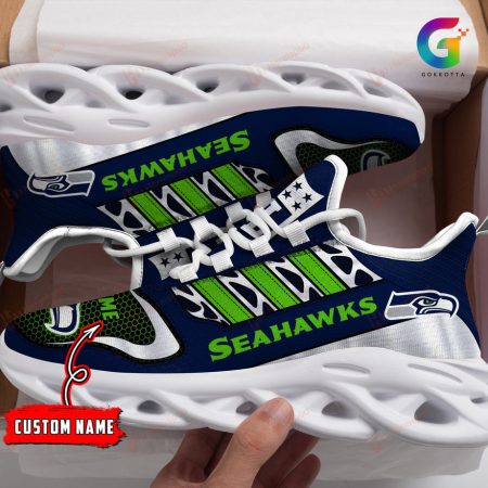 Seattle Seahawks NFL Max Soul Shoes Sneakers For Men And Women