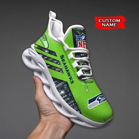 Seattle Seahawks NFL Max Soul Shoes Sneakers For Men And Women