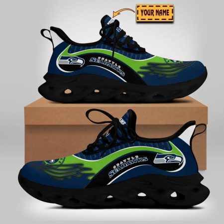 Seattle Seahawks NFL Max Soul Shoes Sneakers For Men And Women