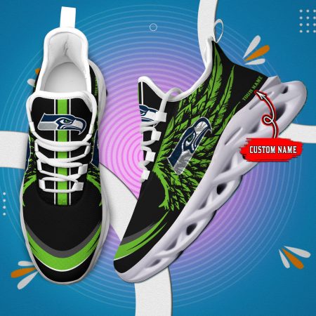 Seattle Seahawks NFL Max Soul Shoes Sneakers For Men And Women