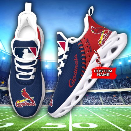 St Louis Cardinals MLB Max Soul Shoes Sneakers For Men And Women