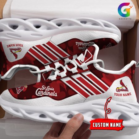 St Louis Cardinals MLB Max Soul Shoes Sneakers For Men And Women