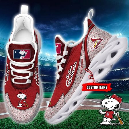 St Louis Cardinals MLB Max Soul Shoes Sneakers For Men And Women