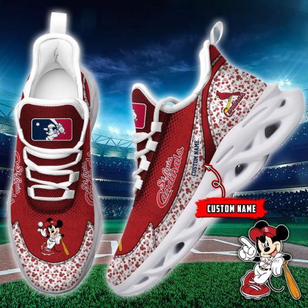 St Louis Cardinals MLB Max Soul Shoes Sneakers For Men And Women