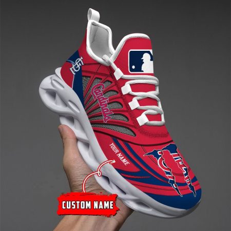 St Louis Cardinals MLB Max Soul Shoes Sneakers For Men And Women