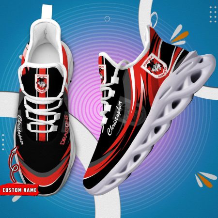 St. George Illawarra Dragons Max Soul Shoes Sneakers For Men And Women