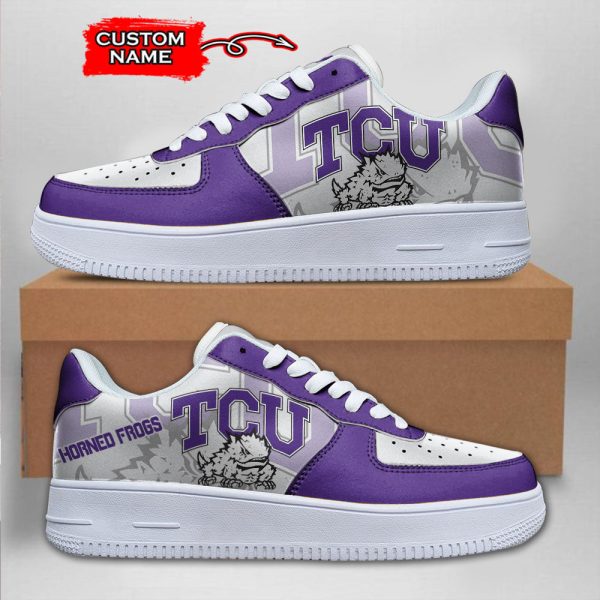 TCU Horned Frogs NCAA Air Low-Top Sneakers Shoes For Men And Women