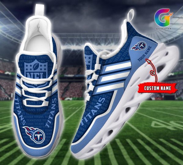 Tennessee Titans Max Soul Shoes Sneakers For Men And Women