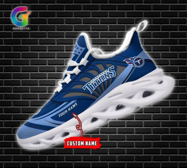 Tennessee Titans Max Soul Shoes Sneakers For Men And Women