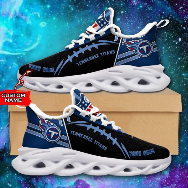 Tennessee Titans NFL Max Soul Shoes Sneakers For Men And Women