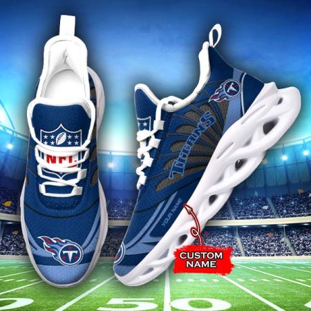 Tennessee Titans NFL Max Soul Shoes Sneakers For Men And Women